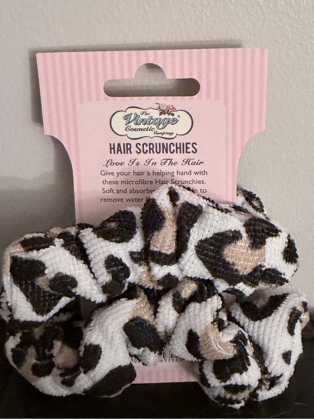 The Vintage Cosmetic Company Leopard Print Hair Scrunchies